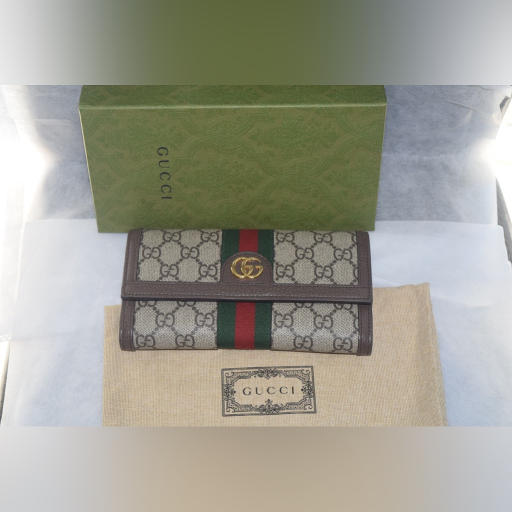 Gg Supreme Ophidia Continental Wallet